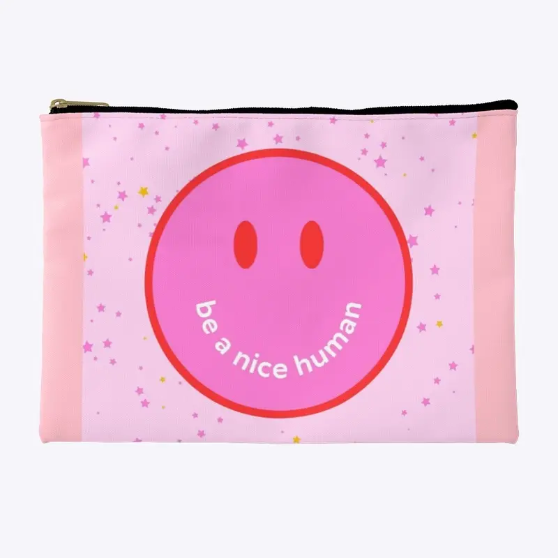 Be A Nice Human Accessory Pouch