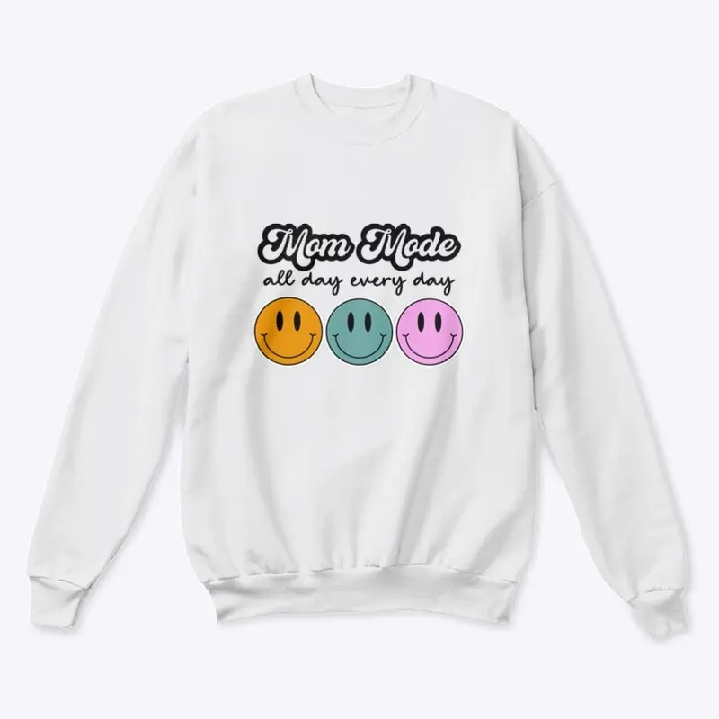 Mom Mode Pull over Sweater 